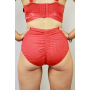 Rarr Designs Crystal V Shorts - Rosso