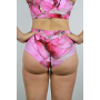 Rarr Designs Mid Waisted Brazil Shorts - Tutti Frutti Raspberry