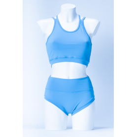 Seahorse Iris Top - Azzurro