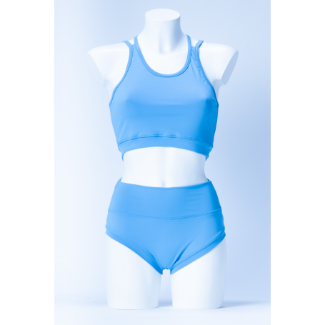 Seahorse Iris Top - Azzurro