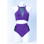 Seahorse Jasmine Mesh Top - Viola