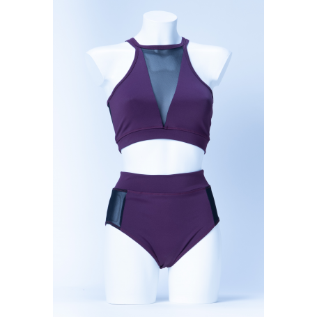 Seahorse Jasmine Mesh Short - Prugna