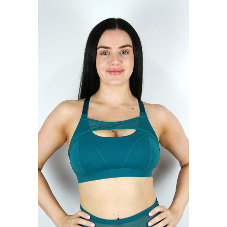 Maddox Mesh Top - Emerald