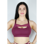 Maddox Mesh Top - Plum