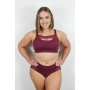 Rarr Designs Maddox Mesh Top - Plum