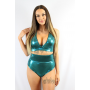 Rarr Designs Plunge Top - Jade Sparkle