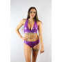 Rarr Designs Plunge Top - Purple Sparkle