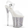 Pleaser Flamingo - 808 Glitter Sandal