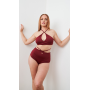 Lunalae Sage Top - Bordeaux