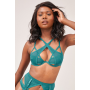 Emily Mesh Bra - Emerald