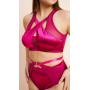 Lunalae Katherine Cross Over Top - Magenta