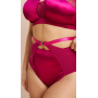 Lunalae Loretta Mesh Cut Out Short - Magenta
