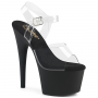 Pleaser Shoes Pleaser Sandalo Adore - 708 Nero Matte