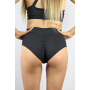 Rarr Designs Mid Waisted Brazilian Shorts - Matte Black