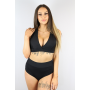 Rarr Designs Mid Waisted Brazilian Shorts - Matte Black
